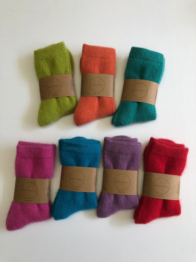 Billy Bamboo Fluffy Angora Socks (Many Colours) - Victoire BoutiqueBilly BambooSocks Ottawa Boutique Shopping Clothing