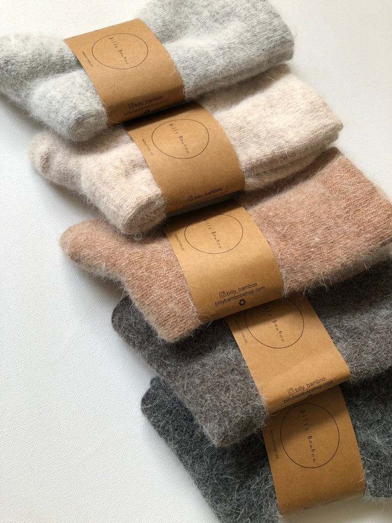 Billy Bamboo Fluffy Angora Socks (Many Colours) - Victoire BoutiqueBilly BambooSocks Ottawa Boutique Shopping Clothing