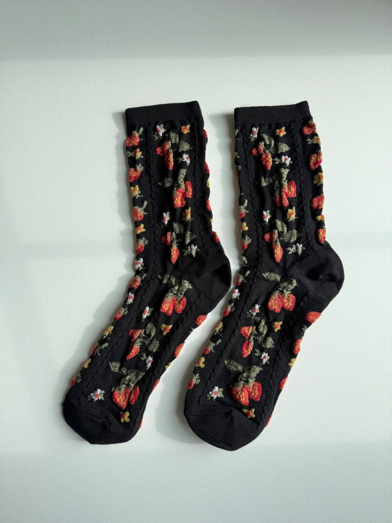 Billy Bamboo Strawberry Socks (Various Colours) - Victoire BoutiqueBilly BambooSocks Ottawa Boutique Shopping Clothing