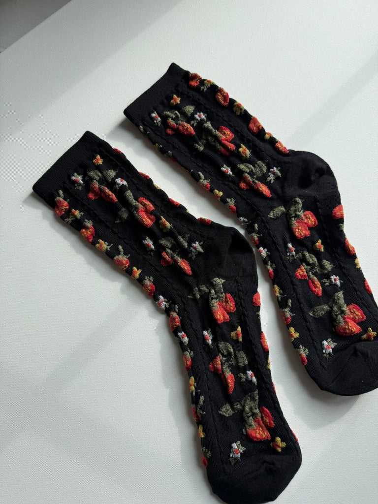 Billy Bamboo Strawberry Socks (Various Colours) - Victoire BoutiqueBilly BambooSocks Ottawa Boutique Shopping Clothing