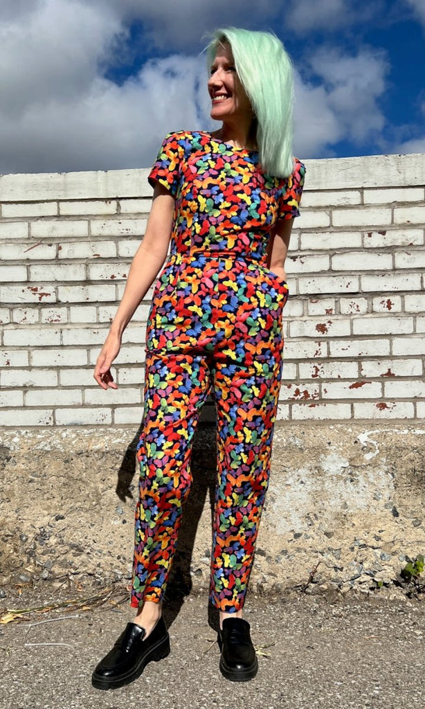 Birds of North America Auk Jumpsuit (Lepidoptera) - Victoire BoutiqueBirds of North AmericaJumpsuits Ottawa Boutique Shopping Clothing