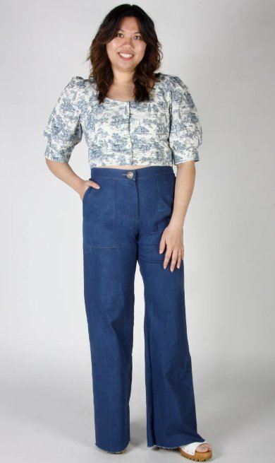 Birds of North America Bloodfool Pants (Denim) - Victoire BoutiqueBirds of North AmericaBottoms Ottawa Boutique Shopping Clothing