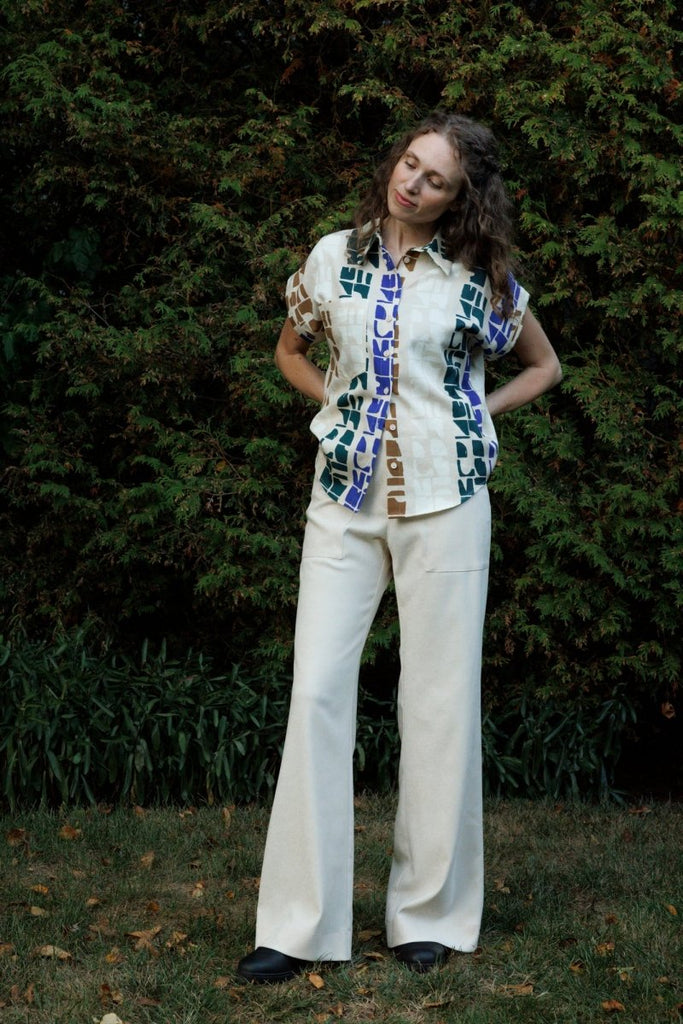 Birds of North America Bloodfool Pants (Ecru) - Victoire BoutiqueBirds of North AmericaBottoms Ottawa Boutique Shopping Clothing