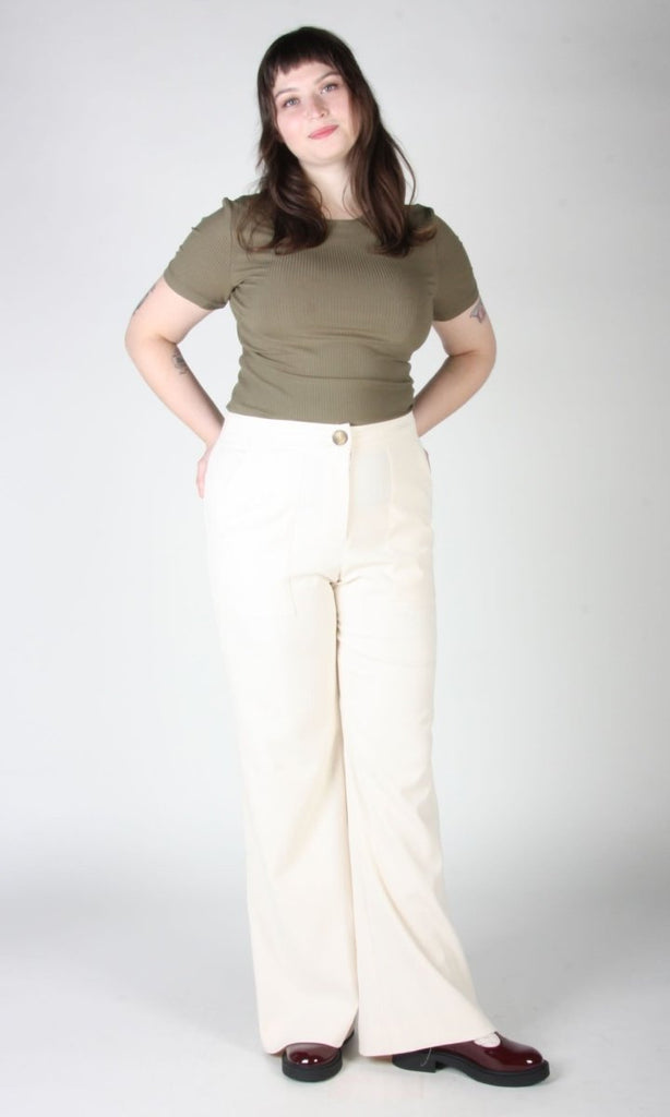 Birds of North America Bloodfool Pants (Ecru) - Victoire BoutiqueBirds of North AmericaBottoms Ottawa Boutique Shopping Clothing