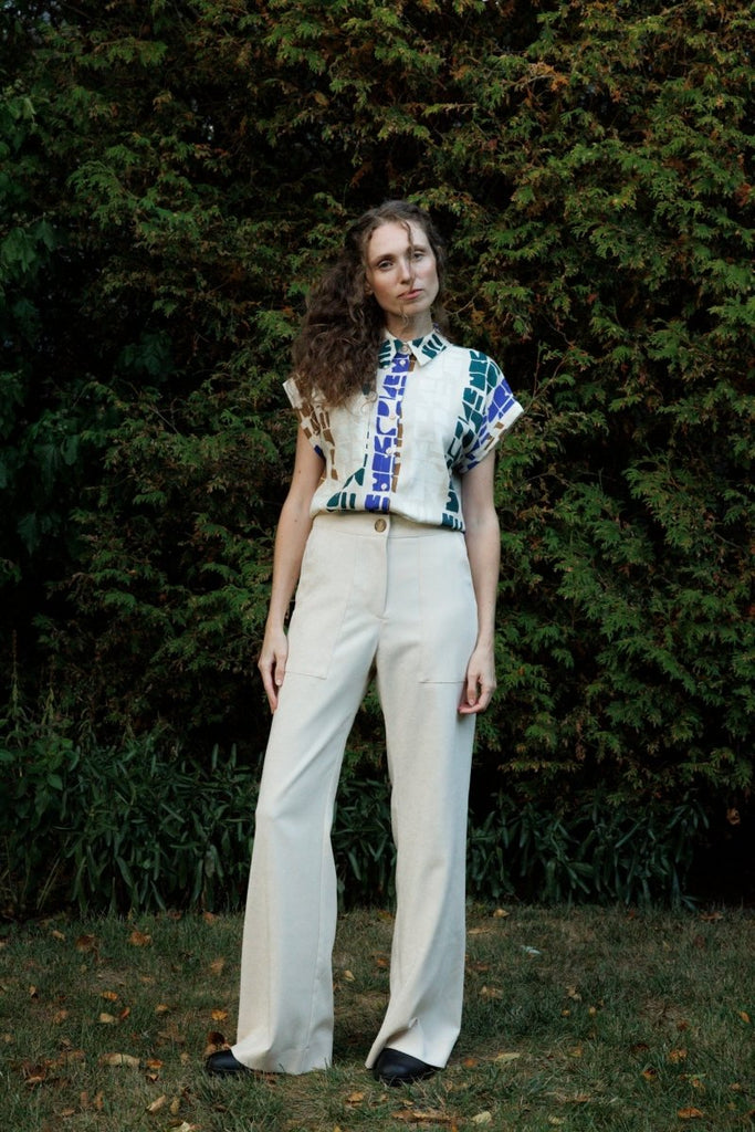 Birds of North America Bloodfool Pants (Ecru) - Victoire BoutiqueBirds of North AmericaBottoms Ottawa Boutique Shopping Clothing