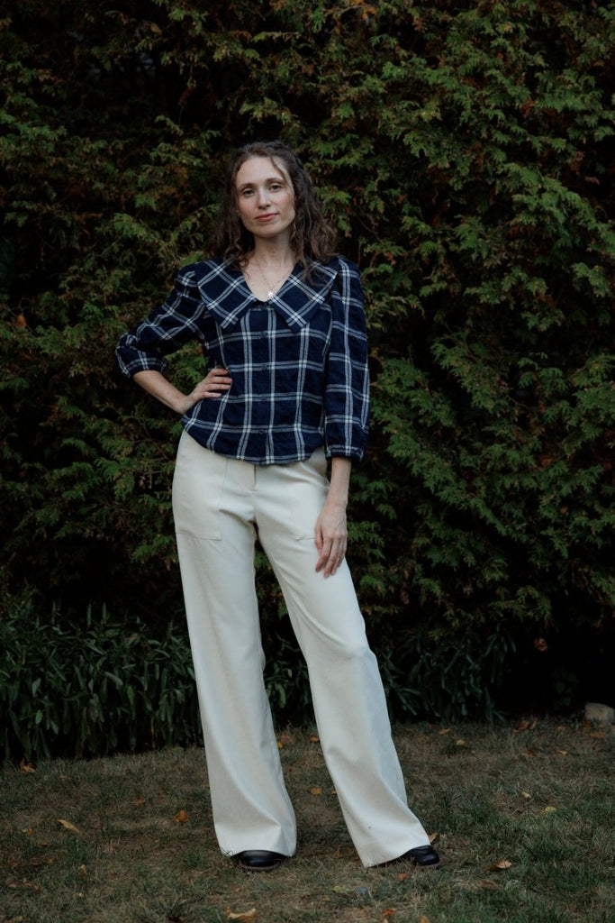 Birds of North America Bloodfool Pants (Ecru) - Victoire BoutiqueBirds of North AmericaBottoms Ottawa Boutique Shopping Clothing