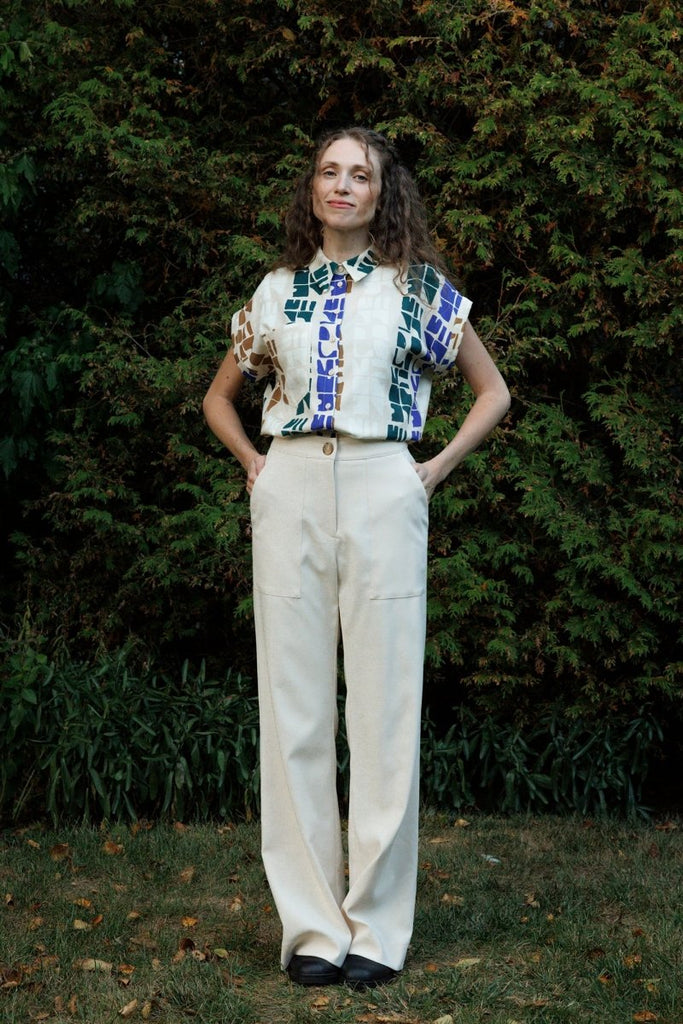 Birds of North America Bloodfool Pants (Ecru) - Victoire BoutiqueBirds of North AmericaBottoms Ottawa Boutique Shopping Clothing