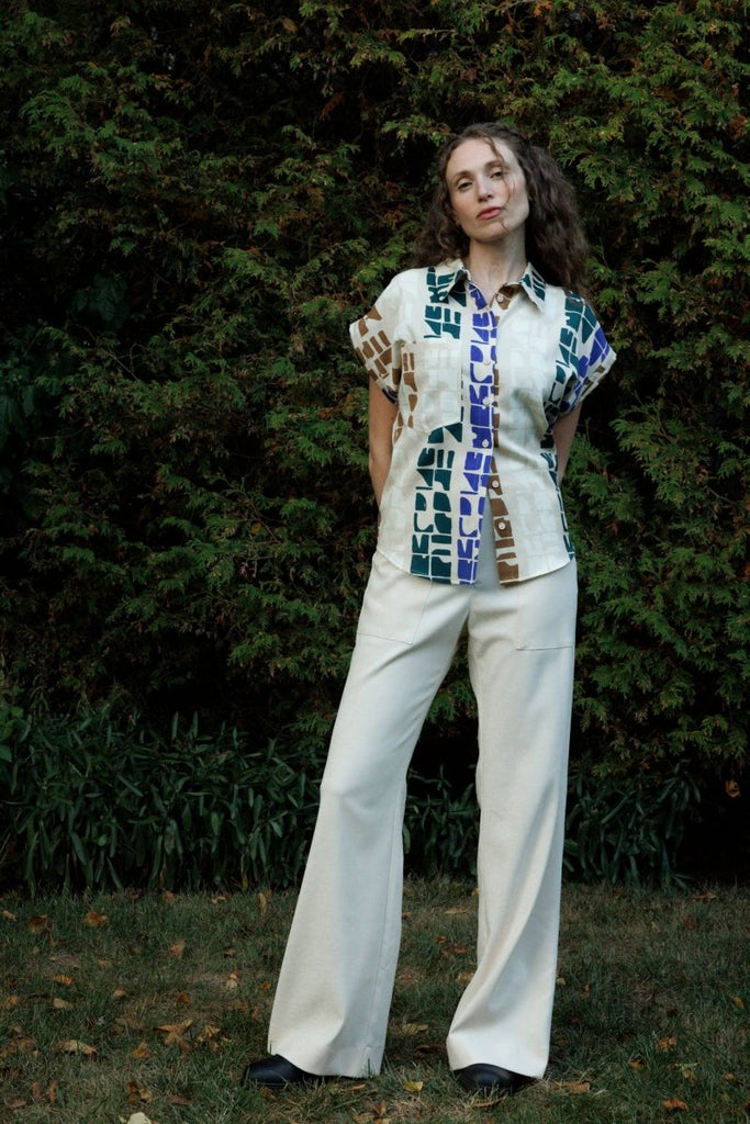 Birds of North America Bloodfool Pants (Ecru) - Victoire BoutiqueBirds of North AmericaBottoms Ottawa Boutique Shopping Clothing