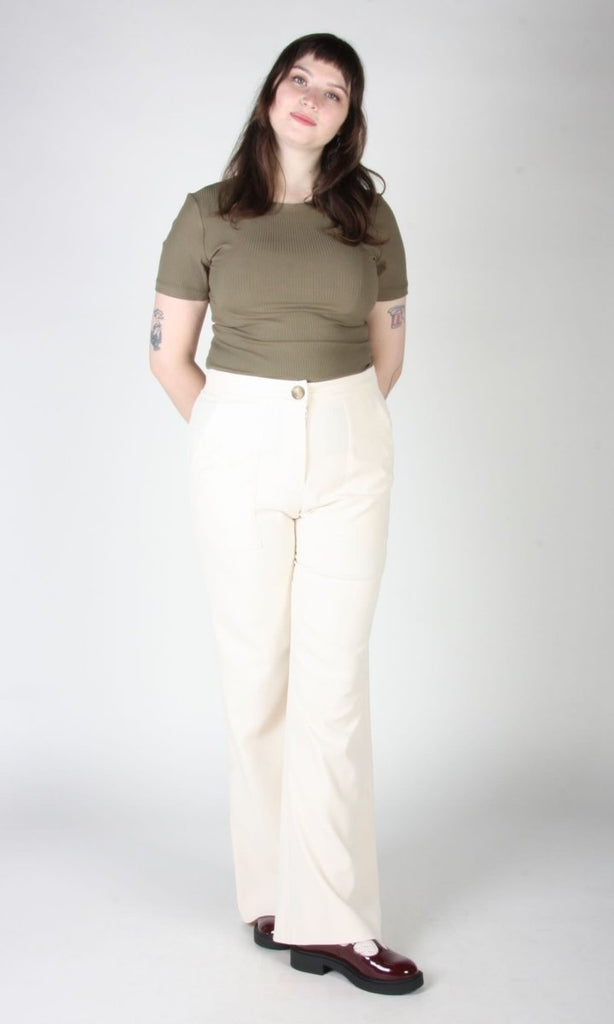 Birds of North America Bloodfool Pants (Ecru) - Victoire BoutiqueBirds of North AmericaBottoms Ottawa Boutique Shopping Clothing