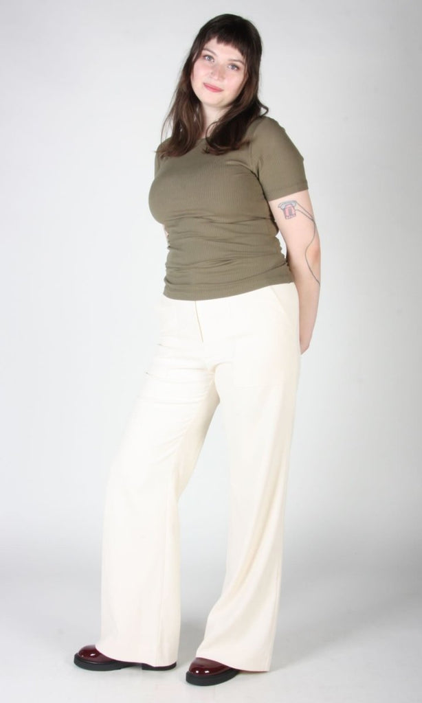 Birds of North America Bloodfool Pants (Ecru) - Victoire BoutiqueBirds of North AmericaBottoms Ottawa Boutique Shopping Clothing