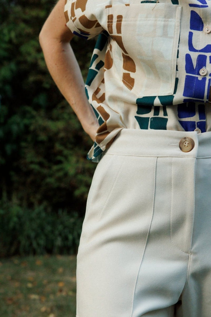 Birds of North America Bloodfool Pants (Ecru) - Victoire BoutiqueBirds of North AmericaBottoms Ottawa Boutique Shopping Clothing