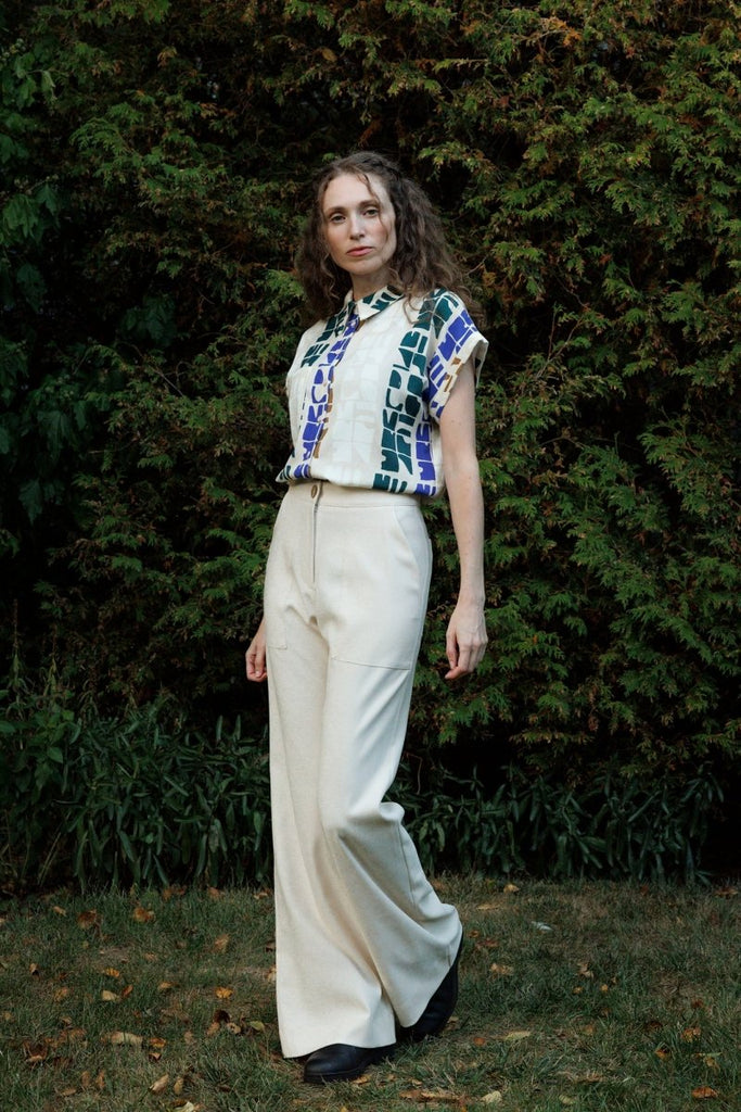 Birds of North America Bloodfool Pants (Ecru) - Victoire BoutiqueBirds of North AmericaBottoms Ottawa Boutique Shopping Clothing