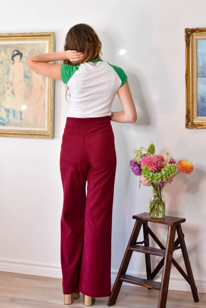 Birds of North America Bloodfool Pants (Mulberry) - Victoire BoutiqueBirds of North AmericaBottoms Ottawa Boutique Shopping Clothing