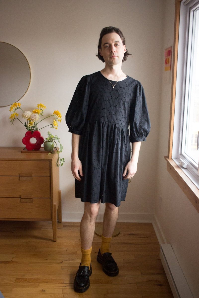 Birds of North America Bluebonnet Dress (Black) - Victoire Boutique - Dresses - Birds of North America - Victoire Boutique - ethical sustainable boutique shopping Ottawa made in Canada Birds of North America Bluebonnet Dress (Black) - Victoire Boutique - Dresses - Birds of North America - Victoire Boutique - ethical sustainable boutique shopping Ottawa made in Canada