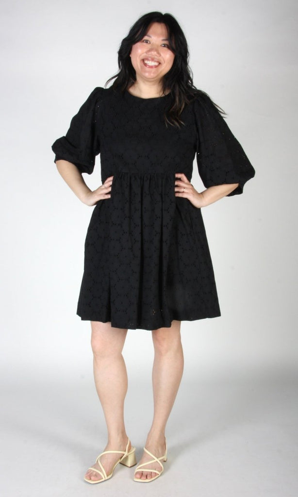 Birds of North America Bluebonnet Dress (Black) - Victoire BoutiqueBirds of North AmericaDresses Ottawa Boutique Shopping Clothing