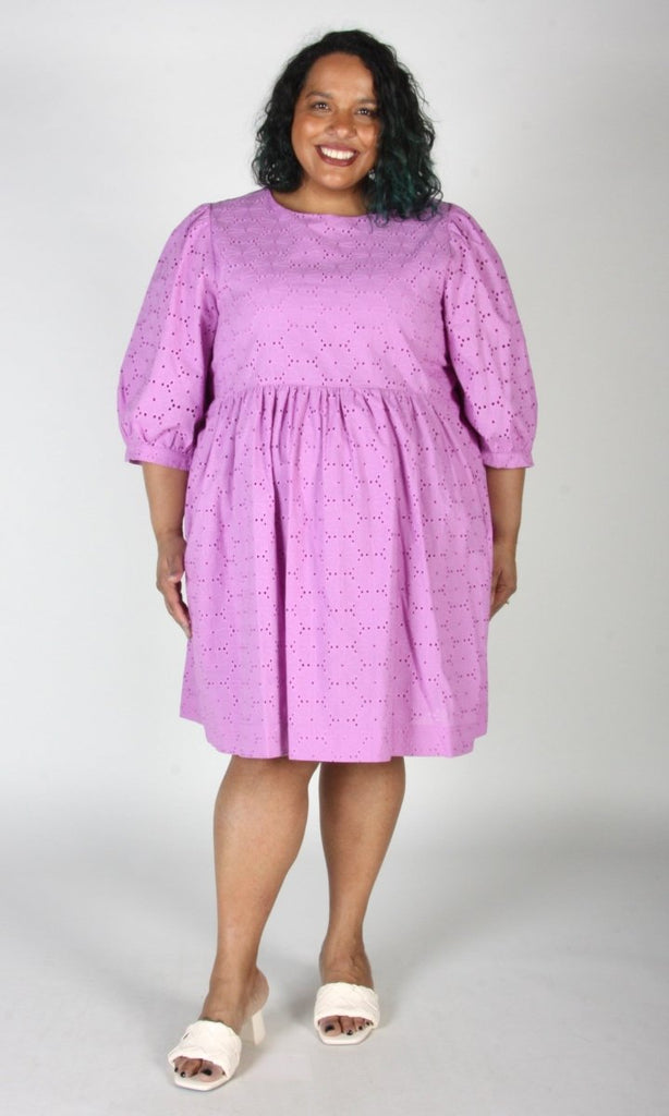 Birds of North America Bluebonnet Dress (Ube) - Victoire BoutiqueBirds of North AmericaDresses Ottawa Boutique Shopping Clothing