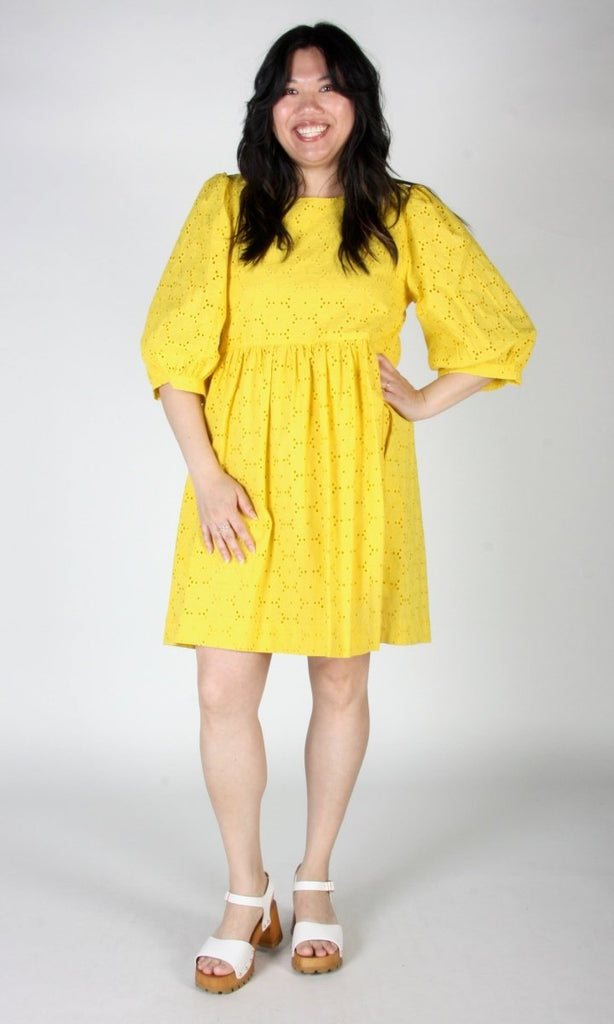 Birds of North America Bluebonnet Dress (Yuzu) - Victoire BoutiqueBirds of North AmericaDresses Ottawa Boutique Shopping Clothing