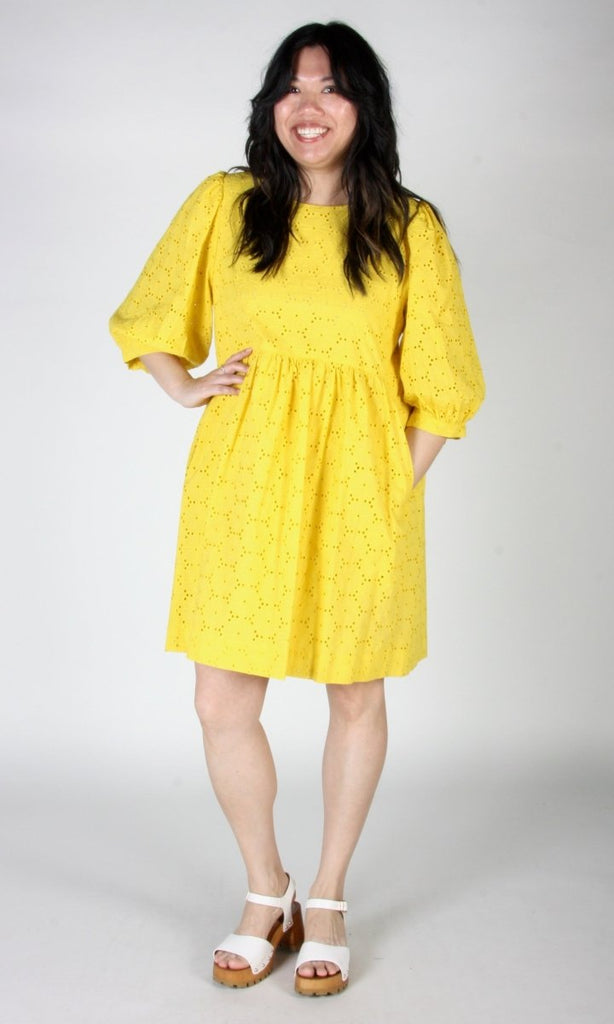 Birds of North America Bluebonnet Dress (Yuzu) - Victoire BoutiqueBirds of North AmericaDresses Ottawa Boutique Shopping Clothing