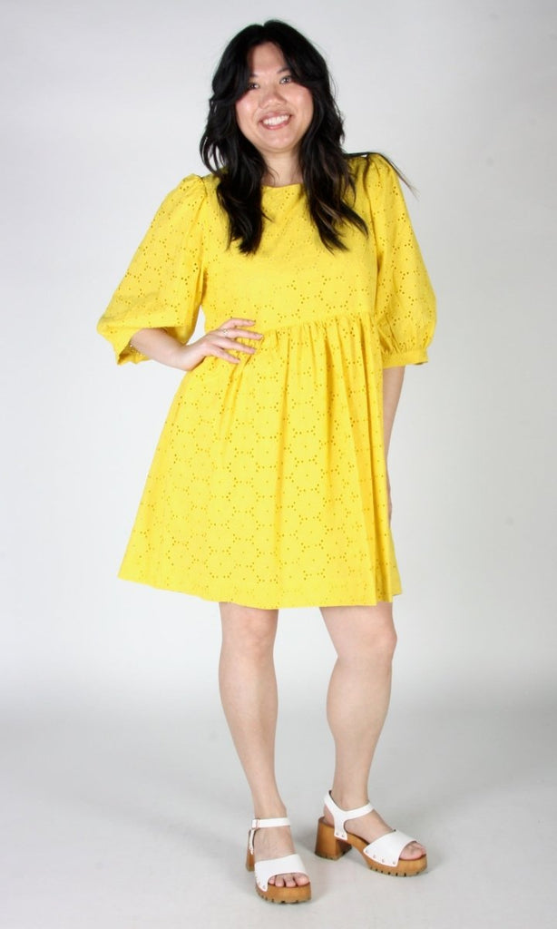 Birds of North America Bluebonnet Dress (Yuzu) - Victoire BoutiqueBirds of North AmericaDresses Ottawa Boutique Shopping Clothing