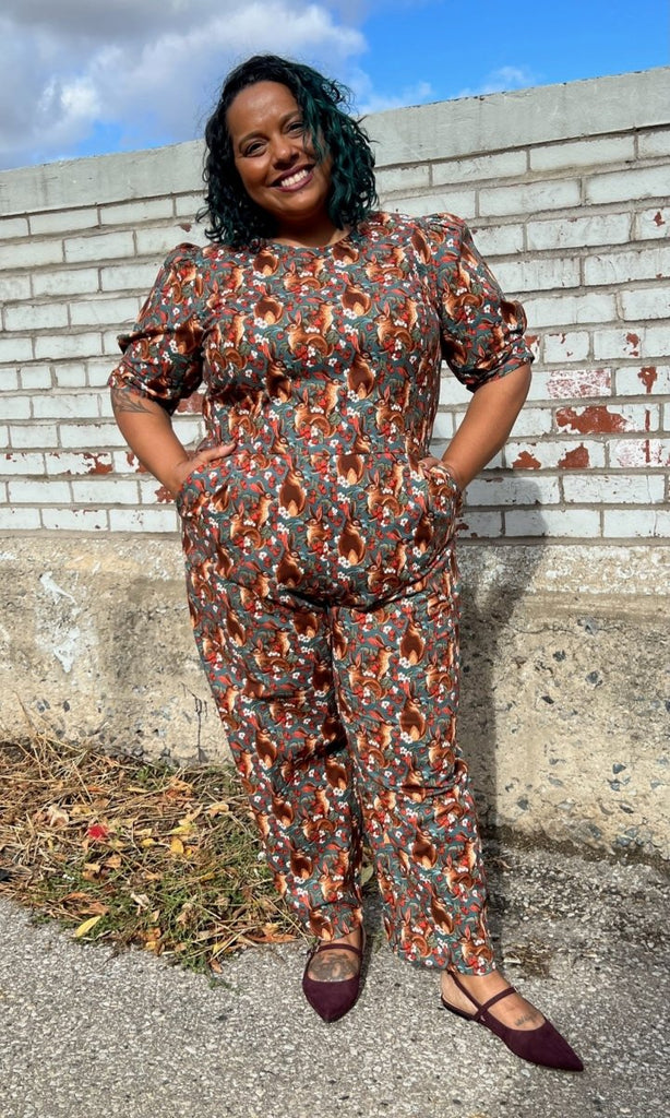 Birds of North America Brambling Jumpsuit (Hare Berry) - Victoire BoutiqueBirds of North AmericaJumpsuits Ottawa Boutique Shopping Clothing