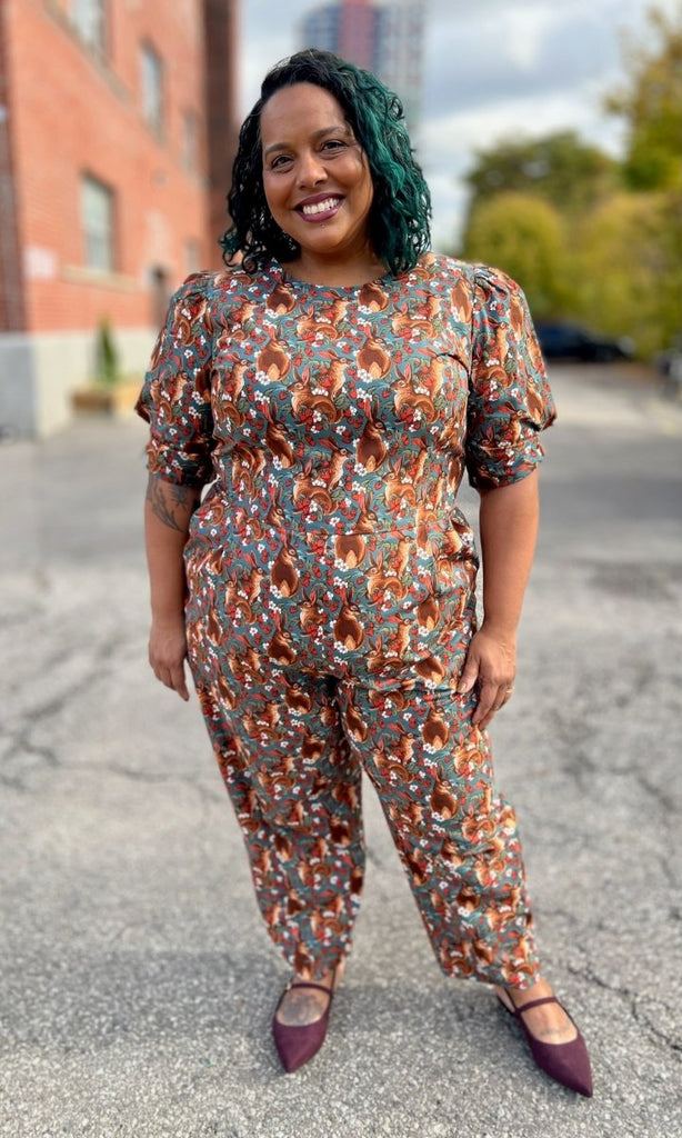 Birds of North America Brambling Jumpsuit (Hare Berry) - Victoire BoutiqueBirds of North AmericaJumpsuits Ottawa Boutique Shopping Clothing