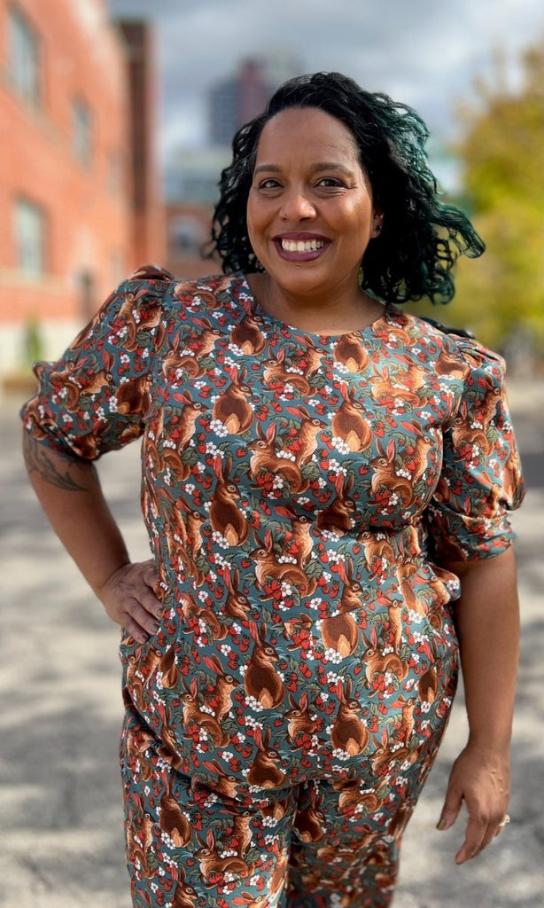 Birds of North America Brambling Jumpsuit (Hare Berry) - Victoire BoutiqueBirds of North AmericaJumpsuits Ottawa Boutique Shopping Clothing