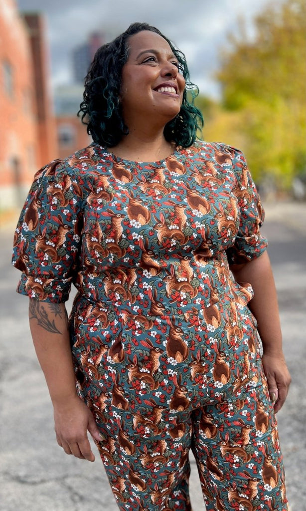 Birds of North America Brambling Jumpsuit (Hare Berry) - Victoire BoutiqueBirds of North AmericaJumpsuits Ottawa Boutique Shopping Clothing