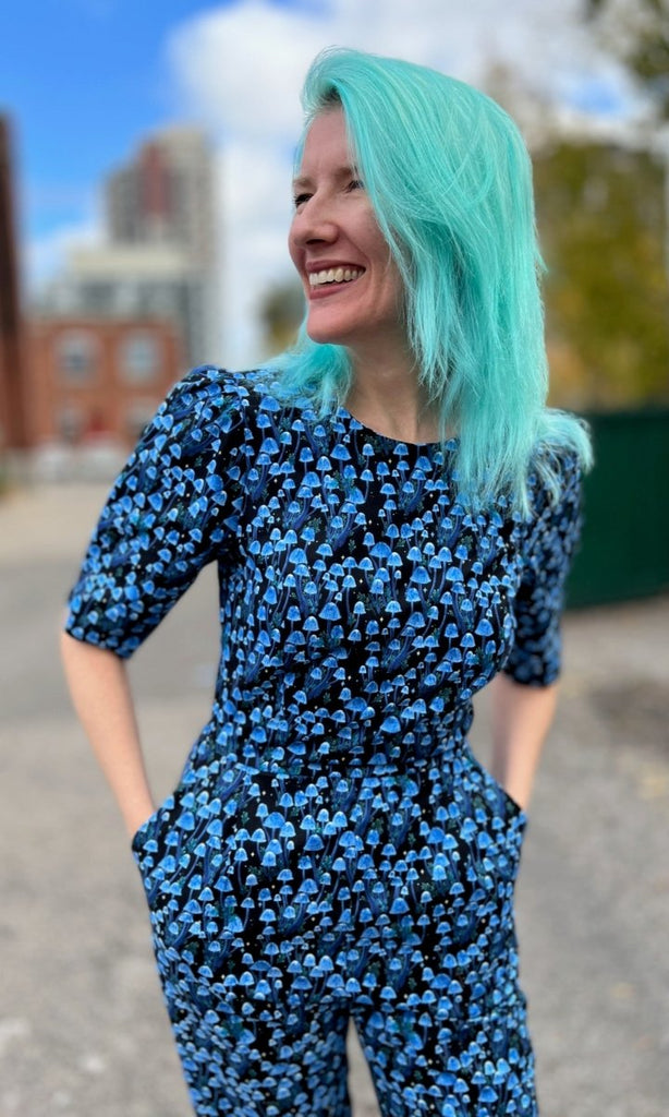 Birds of North America Brambling Jumpsuit (Shroominescence) - Victoire BoutiqueBirds of North AmericaJumpsuits Ottawa Boutique Shopping Clothing