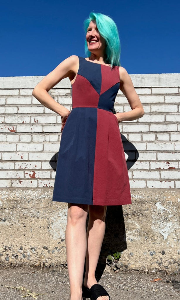 Birds of North America Bronzewing Dress (Brickworks) - Victoire BoutiqueBirds of North AmericaDresses Ottawa Boutique Shopping Clothing