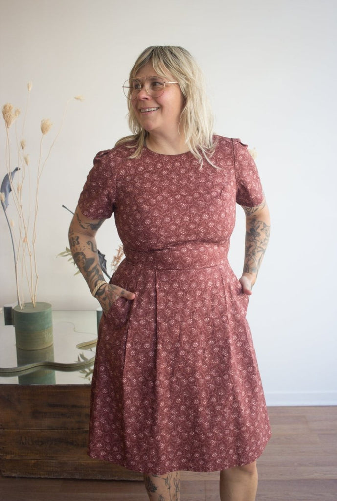 Birds of North America Buttonquail Dress (Parlour) - Victoire BoutiqueBirds of North AmericaDresses Ottawa Boutique Shopping Clothing