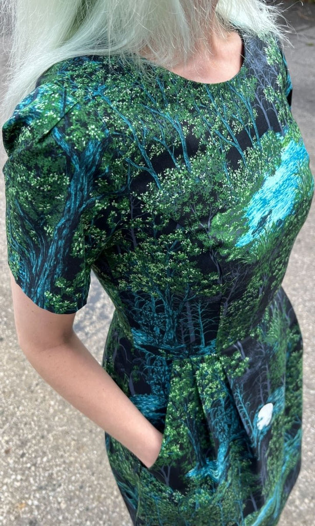 Birds of North America Buttonquail Dress (Sleepwalker) - Victoire BoutiqueBirds of North AmericaDresses Ottawa Boutique Shopping Clothing