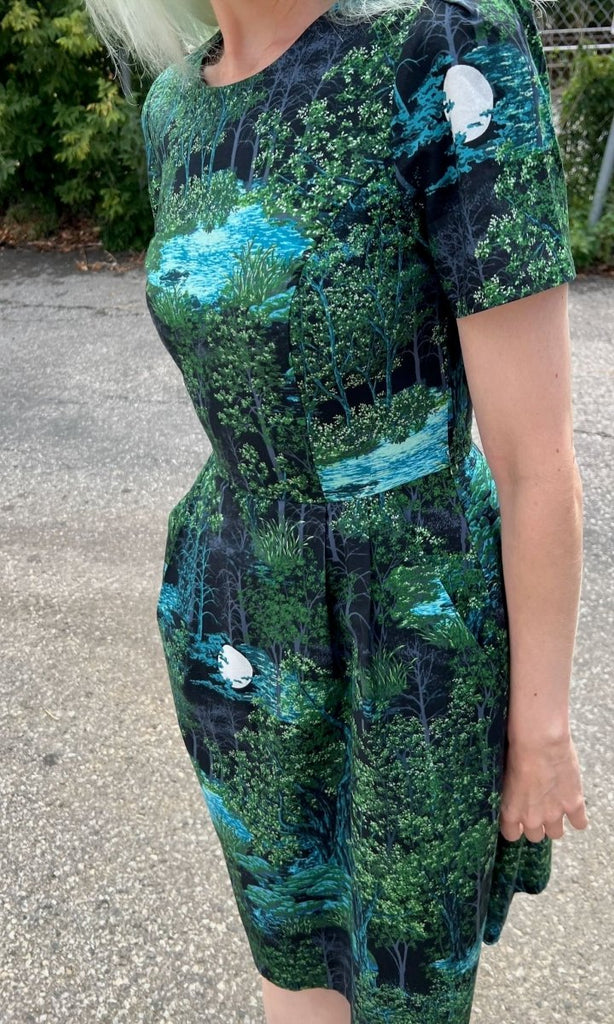 Birds of North America Buttonquail Dress (Sleepwalker) - Victoire BoutiqueBirds of North AmericaDresses Ottawa Boutique Shopping Clothing