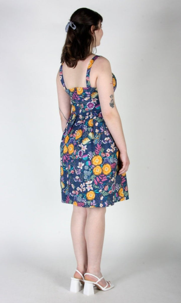 Birds of North America Corncrake Dress (Midnight Brillance) - Victoire BoutiqueBirds of North AmericaDresses Ottawa Boutique Shopping Clothing
