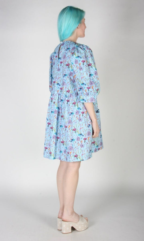 Birds of North America Devil Downhead Dress (Flower Toss) - Victoire BoutiqueBirds of North AmericaDresses Ottawa Boutique Shopping Clothing