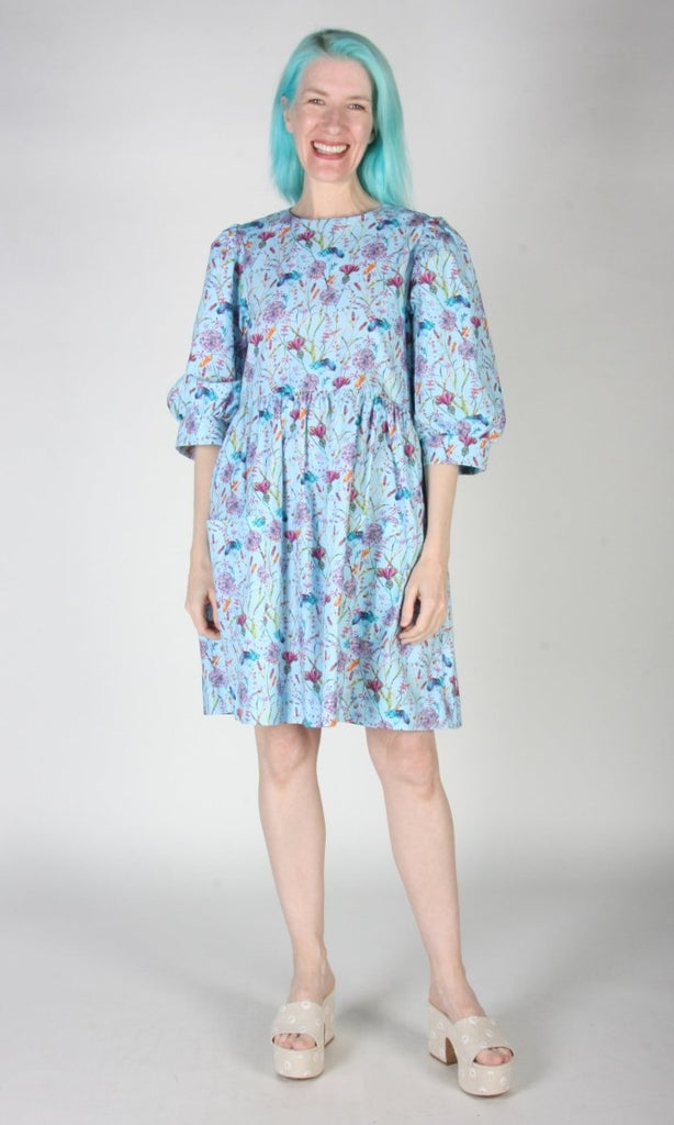 Birds of North America Devil Downhead Dress (Flower Toss) - Victoire BoutiqueBirds of North AmericaDresses Ottawa Boutique Shopping Clothing