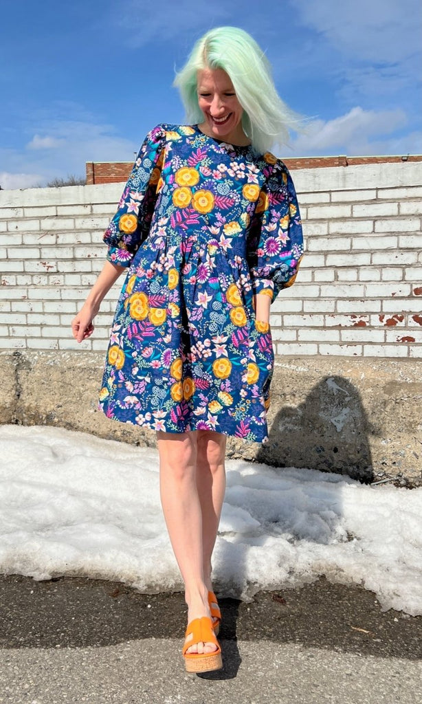Birds of North America Devil Downhead Dress (Midnight Brillance) - Victoire BoutiqueBirds of North AmericaDresses Ottawa Boutique Shopping Clothing
