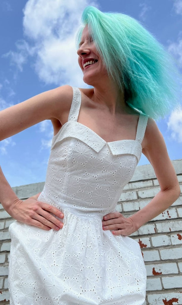 Birds of North America Diablotin Dress (White) - Victoire BoutiqueBirds of North AmericaDresses Ottawa Boutique Shopping Clothing