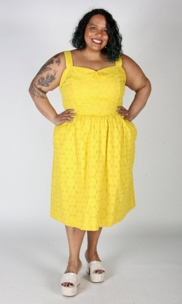 Birds of North America Diablotin Dress (Yuzu) - Victoire BoutiqueBirds of North AmericaDresses Ottawa Boutique Shopping Clothing