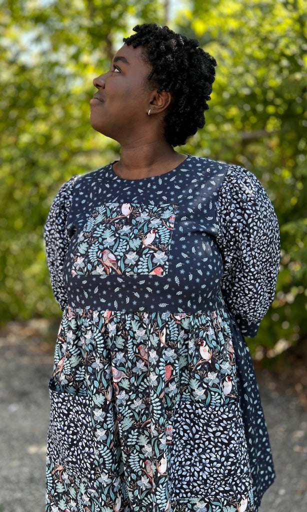 Birds of North America Fairywren Dress (Nest Friends) - Victoire BoutiqueBirds of North AmericaDresses Ottawa Boutique Shopping Clothing