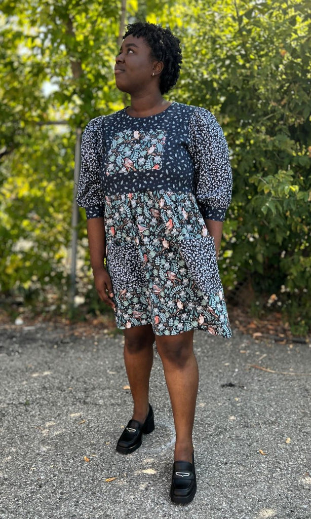 Birds of North America Fairywren Dress (Nest Friends) - Victoire BoutiqueBirds of North AmericaDresses Ottawa Boutique Shopping Clothing