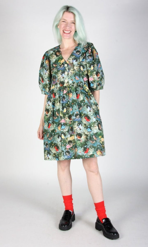 Birds of North America Fieldfare Dress (Aviary) - Victoire BoutiqueBirds of North AmericaDresses Ottawa Boutique Shopping Clothing