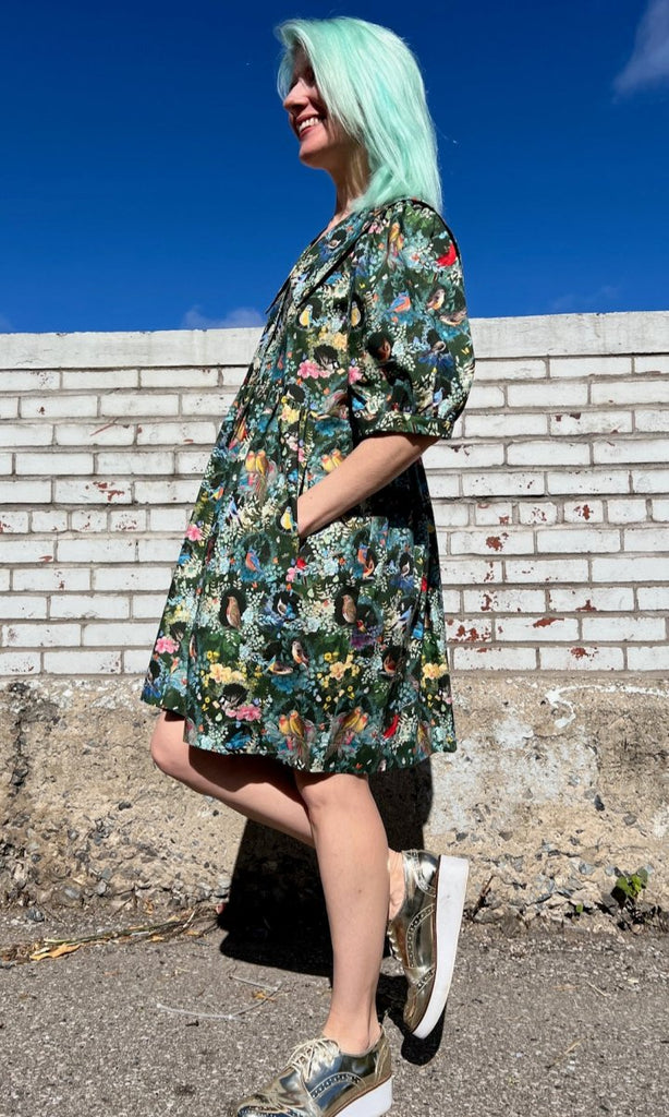 Birds of North America Fieldfare Dress (Aviary) - Victoire BoutiqueBirds of North AmericaDresses Ottawa Boutique Shopping Clothing