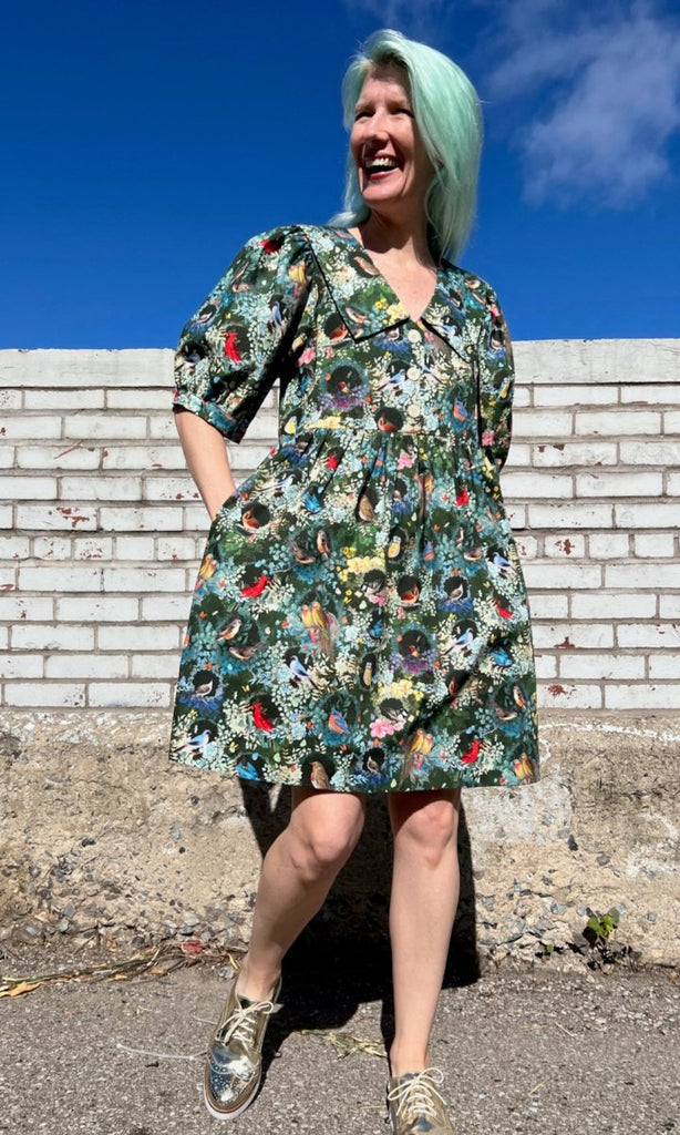 Birds of North America Fieldfare Dress (Aviary) - Victoire BoutiqueBirds of North AmericaDresses Ottawa Boutique Shopping Clothing