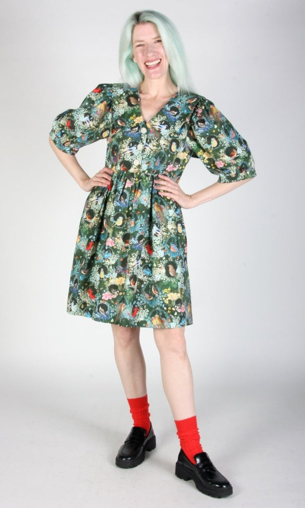 Birds of North America Fieldfare Dress (Aviary) - Victoire BoutiqueBirds of North AmericaDresses Ottawa Boutique Shopping Clothing