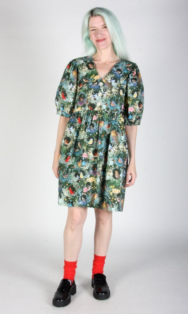 Birds of North America Fieldfare Dress (Aviary) - Victoire BoutiqueBirds of North AmericaDresses Ottawa Boutique Shopping Clothing