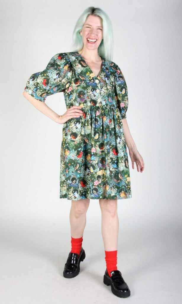 Birds of North America Fieldfare Dress (Aviary) - Victoire BoutiqueBirds of North AmericaDresses Ottawa Boutique Shopping Clothing