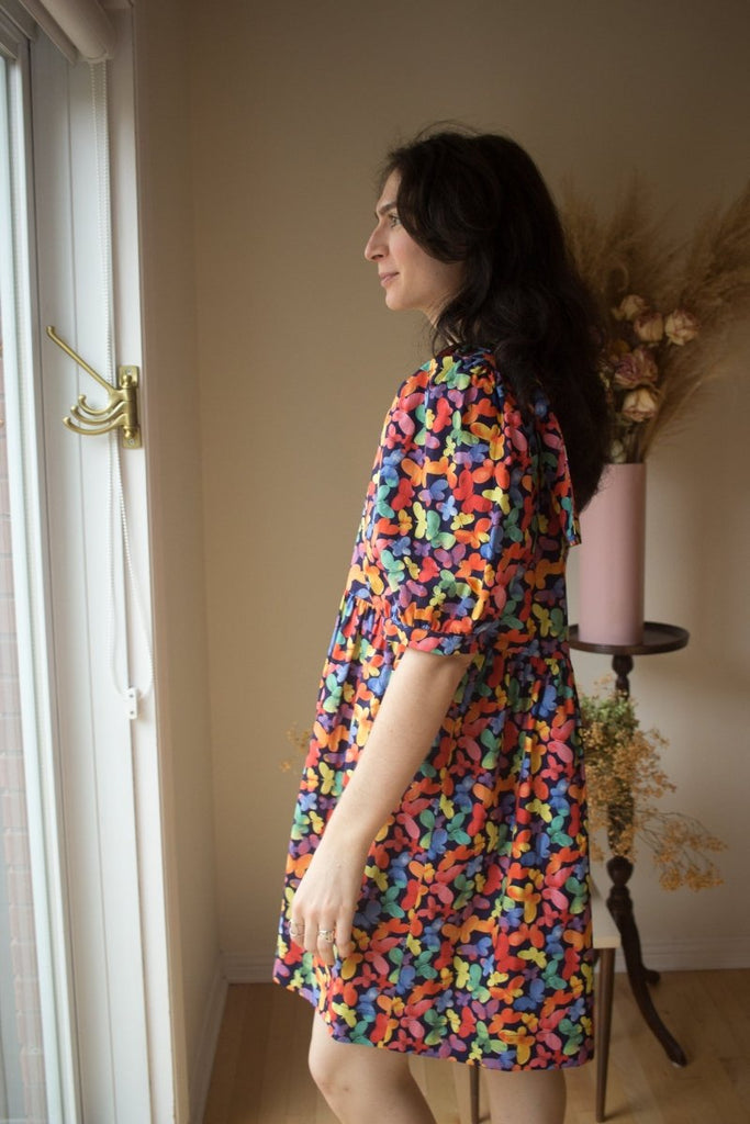 Birds of North America Fieldfare Dress (Lepidoptera) - Victoire BoutiqueBirds of North AmericaDresses Ottawa Boutique Shopping Clothing