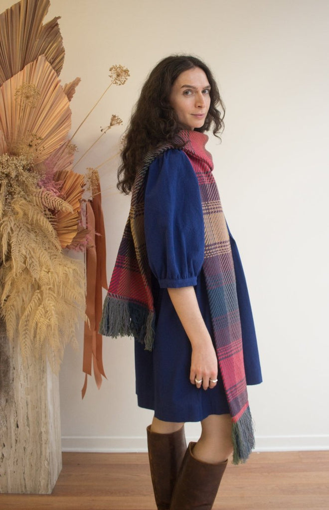 Birds of North America Flowerpiercer Dress (Indigo) - Victoire BoutiqueBirds of North AmericaDresses Ottawa Boutique Shopping Clothing