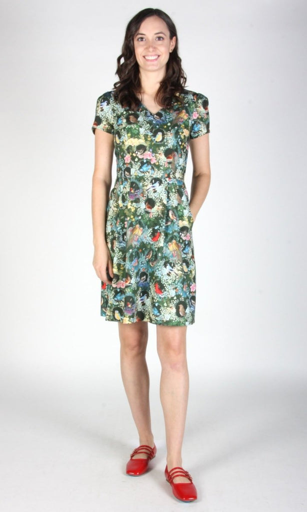 Birds of North America Fruit Dove Dress (Aviary) - Victoire BoutiqueBirds of North AmericaDresses Ottawa Boutique Shopping Clothing