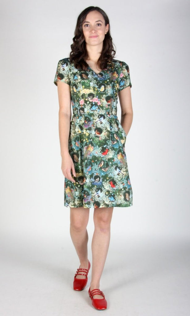 Birds of North America Fruit Dove Dress (Aviary) - Victoire BoutiqueBirds of North AmericaDresses Ottawa Boutique Shopping Clothing